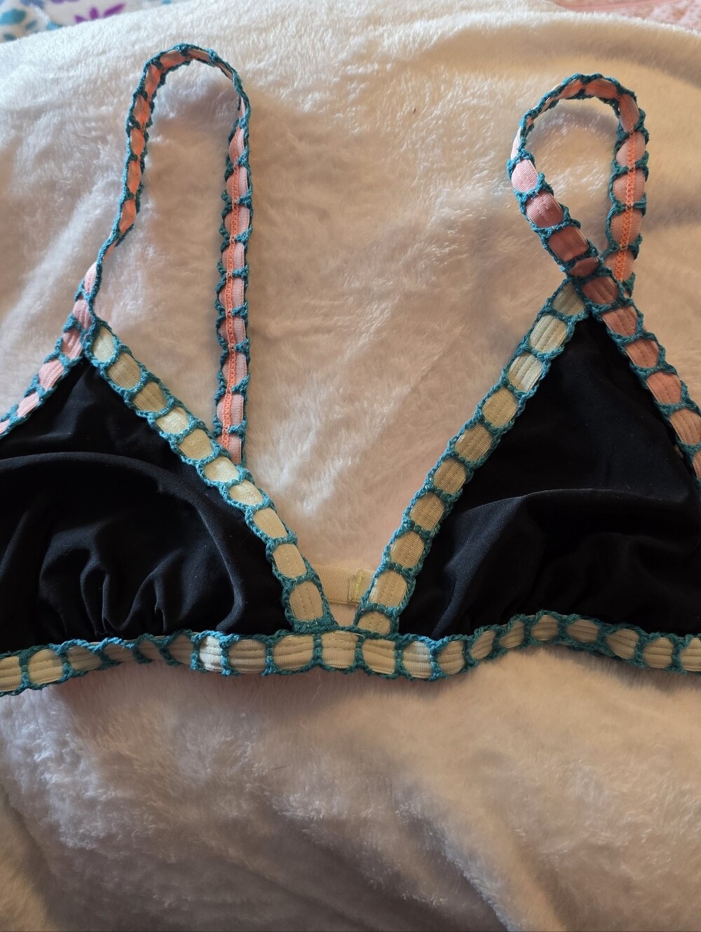 Xhilaration Triangle Boho Bikini Top Medium